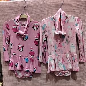 Bums & Roses (Little Bum Bums) Dresses and Headbands 6-12 mo